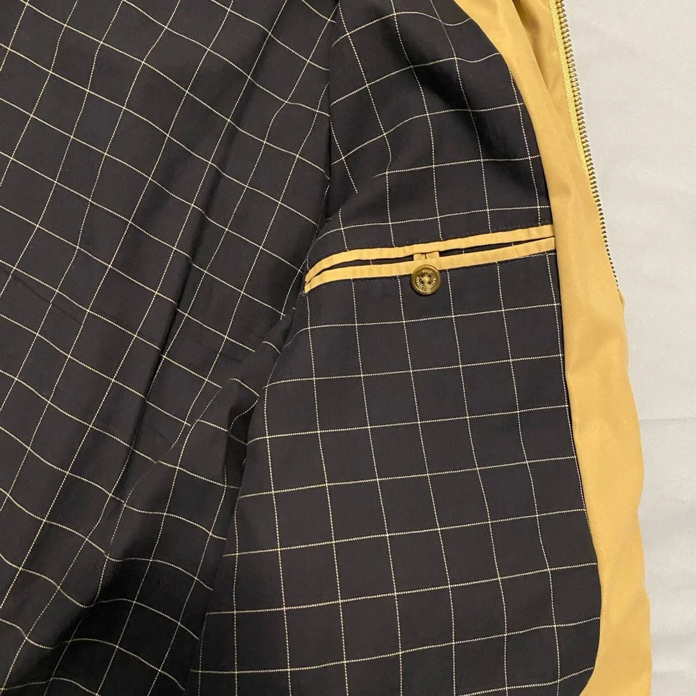 Polo Ralph Lauren Men’s Bi-Swing Jacket Windbreaker Khaki Tan Brown Large - Picture 9 of 14